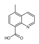 5-methylquinoline-8-carboxylic acid结构式