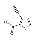 (7CI,8CI)-3-氰基-1-甲基吡咯-2-羧酸结构式