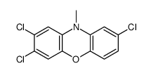 2,3,8-trichloro-10-methylphenoxazine Structure