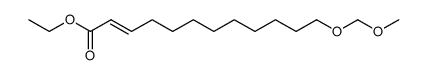 ethyl (E)-12-methoxymethoxydodec-2-enoate结构式