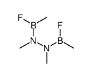 Hydrazine, 1,2-bis(fluoromethylboryl)-1,2-dimethyl- Structure