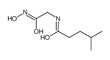 N-[2-(hydroxyamino)-2-oxoethyl]-4-methylpentanamide结构式