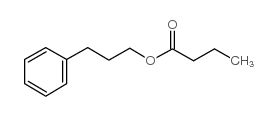 Butyric acid, 3-phenylpropyl ester structure