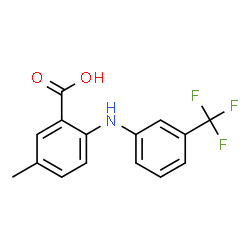 Benzoic acid,5-methyl-2-[[3-(trifluoromethyl)phenyl]amino]-结构式
