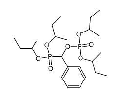 di-sec-butyl ((di-sec-butoxyphosphoryl)(phenyl)methyl) phosphate结构式