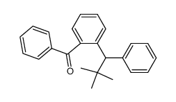 o-(α-Phenylneopentyl)benzophenone结构式