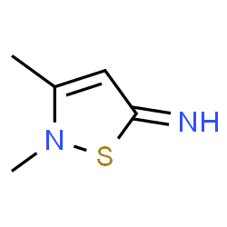 5(2H)-Isothiazolimine,2,3-dimethyl-(9CI) structure