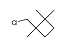 1-chloromethyl-1,2,2-trimethylcyclobutane结构式