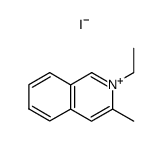 3-methyl-2-ethylisoquinolinium iodide Structure