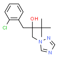 2-(2-Chlorobenzyl)-1-(1H-1,2,4-triazol-1-yl)-3,3-dimethyl-2-butanol结构式