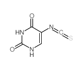2,4(1H,3H)-Pyrimidinedione,5-isothiocyanato- structure