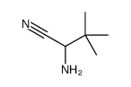 2-amino-3,3-dimethylbutanenitrile Structure