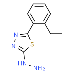 1,3,4-Thiadiazol-2(3H)-one,5-(2-ethylphenyl)-,hydrazone(9CI)结构式