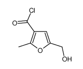 3-Furancarbonyl chloride, 5-(hydroxymethyl)-2-methyl- (9CI) Structure