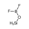 ((difluoroboranyl)oxy)silane Structure
