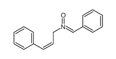 1-phenyl-N-(3-phenylprop-2-enyl)methanimine oxide Structure