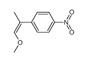 (Z)-2-(4-nitrophenyl)-1-methoxypropene Structure