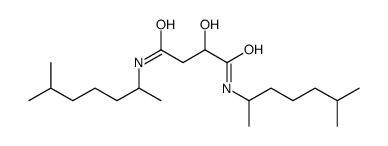 2-hydroxy-N,N'-bis(6-methylheptan-2-yl)butanediamide Structure