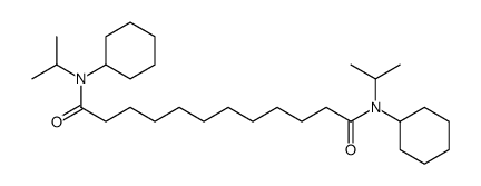 N,N'-dicyclohexyl-N,N'-di(propan-2-yl)dodecanediamide Structure