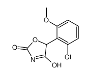 5-(2-chloro-6-methoxyphenyl)-1,3-oxazolidine-2,4-dione Structure