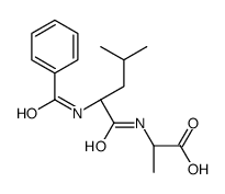 (2S)-2-[[(2S)-2-benzamido-4-methylpentanoyl]amino]propanoic acid Structure