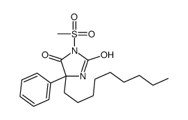 3-methylsulfonyl-5-nonyl-5-phenylimidazolidine-2,4-dione Structure