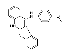 N-(4-methoxyphenyl)-6H-indolo[2,3-b]quinolin-11-amine结构式