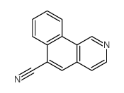 Benz[h]isoquinoline-6-carbonitrile结构式