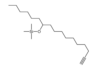 heptadec-16-yn-7-yloxy(trimethyl)silane Structure