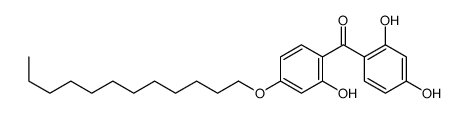 (2,4-dihydroxyphenyl)-(4-dodecoxy-2-hydroxyphenyl)methanone Structure