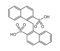1,1'-methylenebisnaphthalene-2-sulphonic acid structure