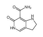 6-oxo-2,3,5,6-tetrahydro-1H-pyrrolo[3,2-c]pyridine-7-carboxamide Structure