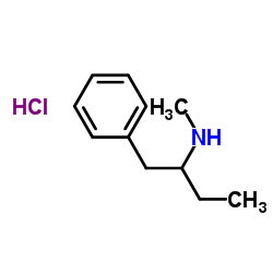 2-Methylamino-1-phenylbutane hydrochloride结构式