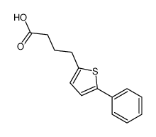 4-(5-phenylthiophen-2-yl)butanoic acid结构式
