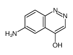 6-amino-4-Cinnolinol structure