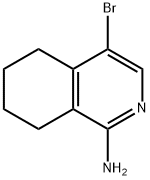 4-Bromo-5,6,7,8-tetrahydro-isoquinolin-1-ylamine结构式