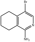 4-Bromo-5,6,7,8-tetrahydro-isoquinolin-1-ylamine structure