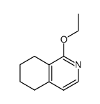 1-ethoxy-5,6,7,8-tetrahydro-isoquinoline结构式