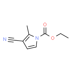 1-Pyrrolecarboxylic acid,3-cyano-2-methyl-,ethyl ester (3CI)结构式