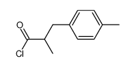 2-methyl-3-p-tolyl-propionyl chloride Structure