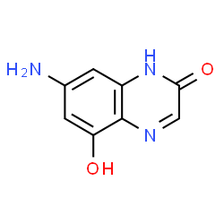 2(1H)-Quinoxalinone,7-amino-5-hydroxy-结构式