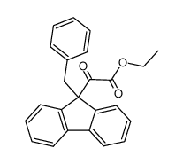 (9-benzyl-fluoren-9-yl)-glyoxylic acid ethyl ester Structure