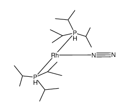 trans-Rh(PPr(i)3)2(N2)H Structure