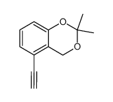 4H-1,3-Benzodioxin,5-ethynyl-2,2-dimethyl-(9CI)结构式