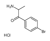 2-amino-1-(4-bromophenyl)propan-1-one,hydrochloride结构式