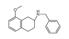 (2S)-N-Benzyl-8-methoxy-1,2,3,4-tetrahydro-2-naphthalenamine Structure