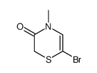 6-bromo-4-methyl-1,4-thiazin-3-one结构式