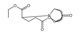 diethyl 2-(3-oxo-8-azabicyclo[3.2.1]octan-8-yl)pentanedioate结构式