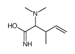 2-(dimethylamino)-3-methylpent-4-enamide结构式