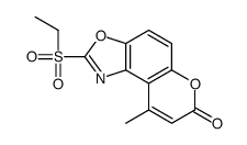 2-ethylsulfonyl-9-methylpyrano[3,2-e][1,3]benzoxazol-7-one Structure